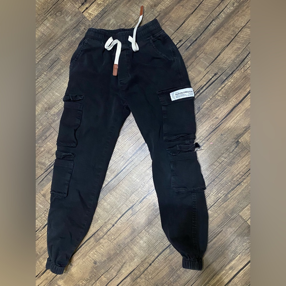 Black Heron Preston Kids Boys Pants